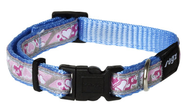 Rogz Pink Hearts Dog Collar - PINK HEARTS M